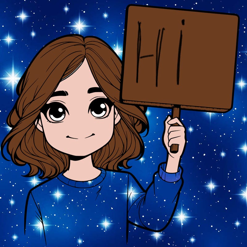 realistic girl holding up a sign