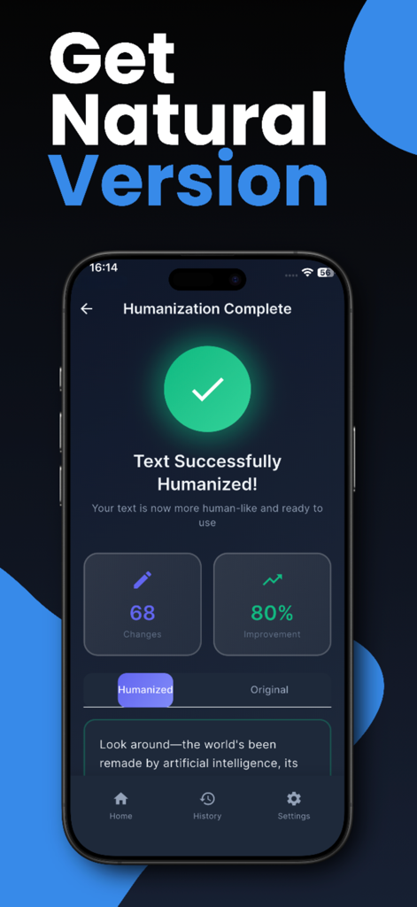 Humanize AI: AI Text Detector - Education App | MWM