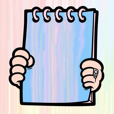 a blank piece of paper