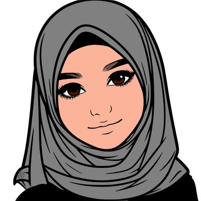 realistic girl with hijap