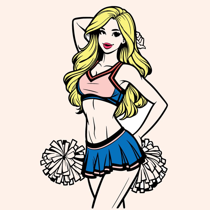 realistic cheerleader