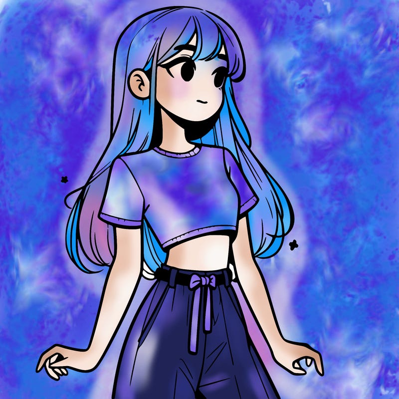 girl in a cute crop top