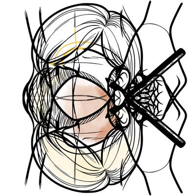 drawing a realistic person