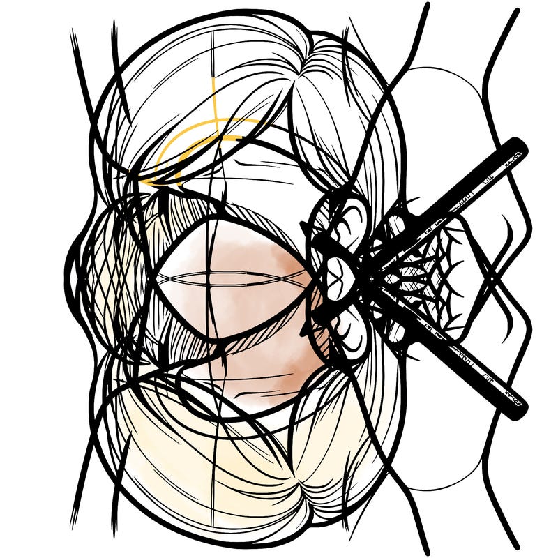 drawing a realistic person