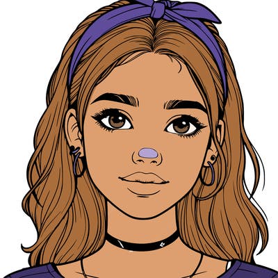 realistic teenage girl