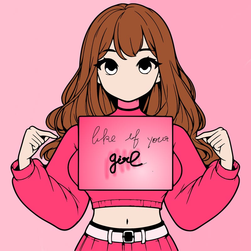 girl holding a blank sign in a long sleeve crop top