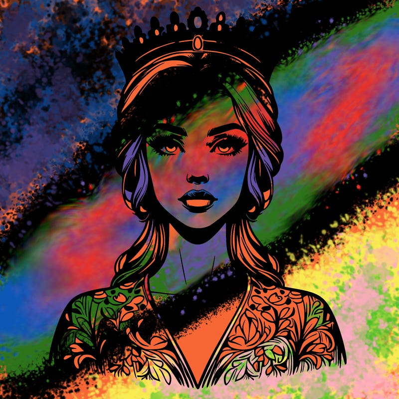 realistic beautiful queen