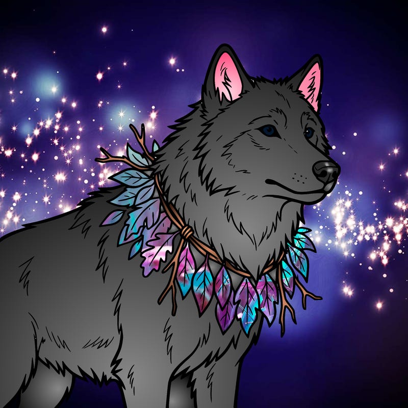 realistic wolfe who thinks he is a realistic lion