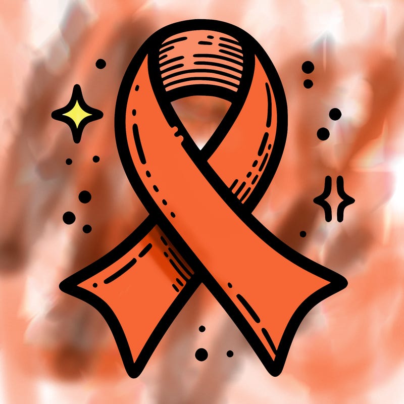 ribbon symbol of national breast cancer awareness month