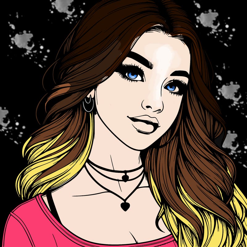 detailed realistic girl