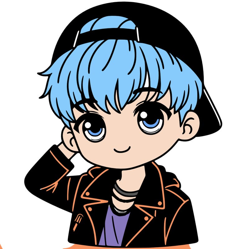 realistic k pop rock boy