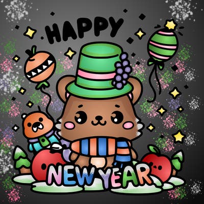 message : happy new year