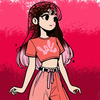 girl in a cute crop top