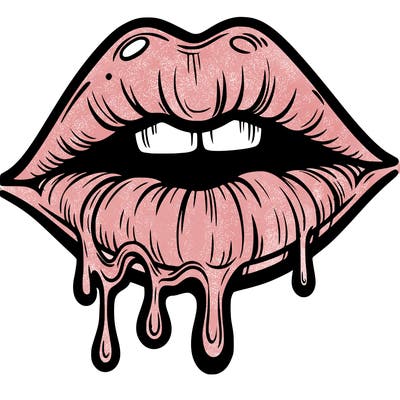lips that look realistic and drip