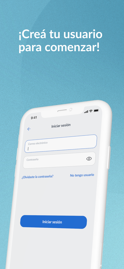 ConsorcioAbierto - Tela de login do aplicativo de gestão de propriedades ConsorcioAbierto em um smartphone