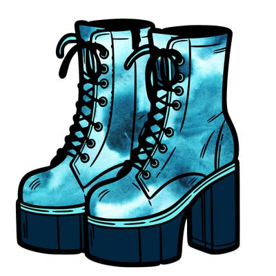 boots with a heel bottom