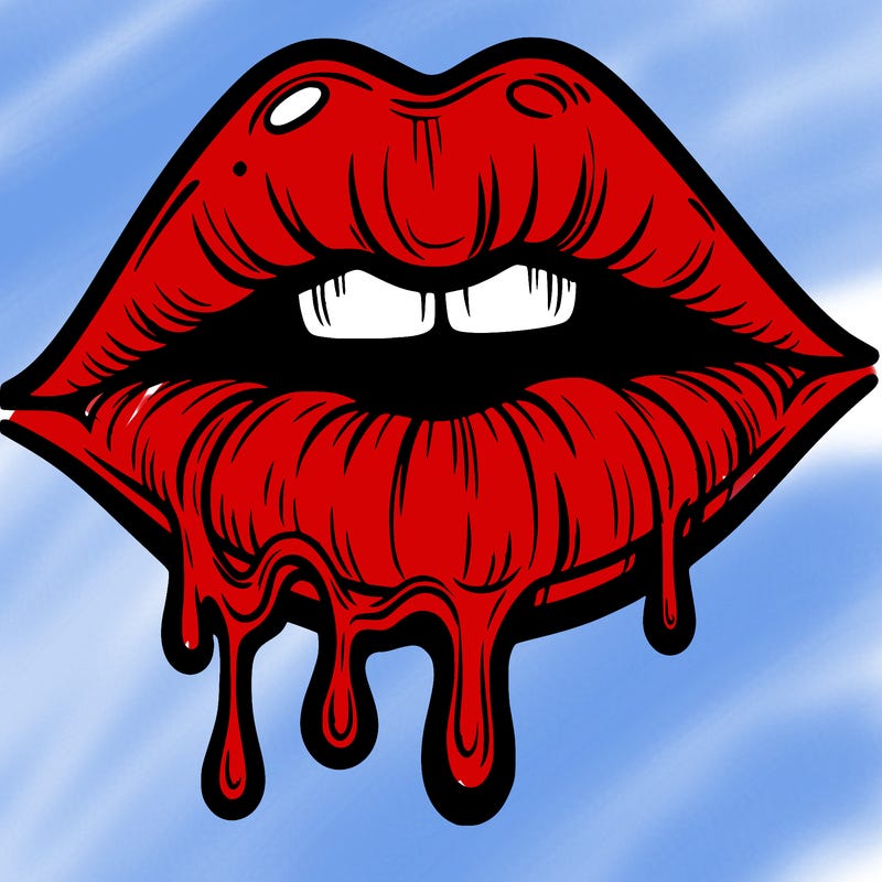 lips that look realistic and drip