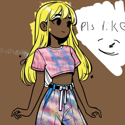 girl in a cute crop top