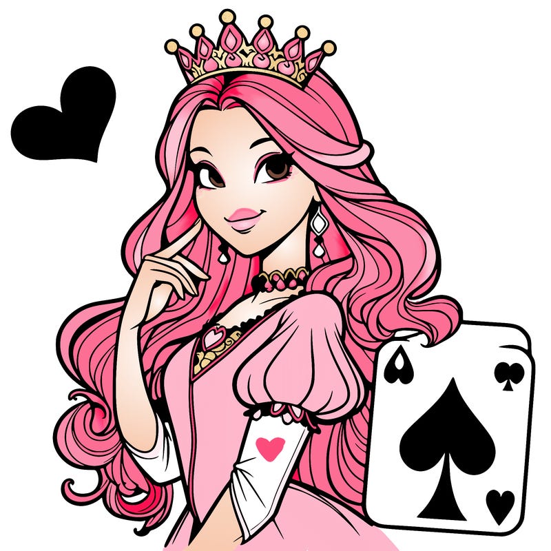 realistic queen of hearts