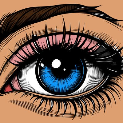 realistic eye