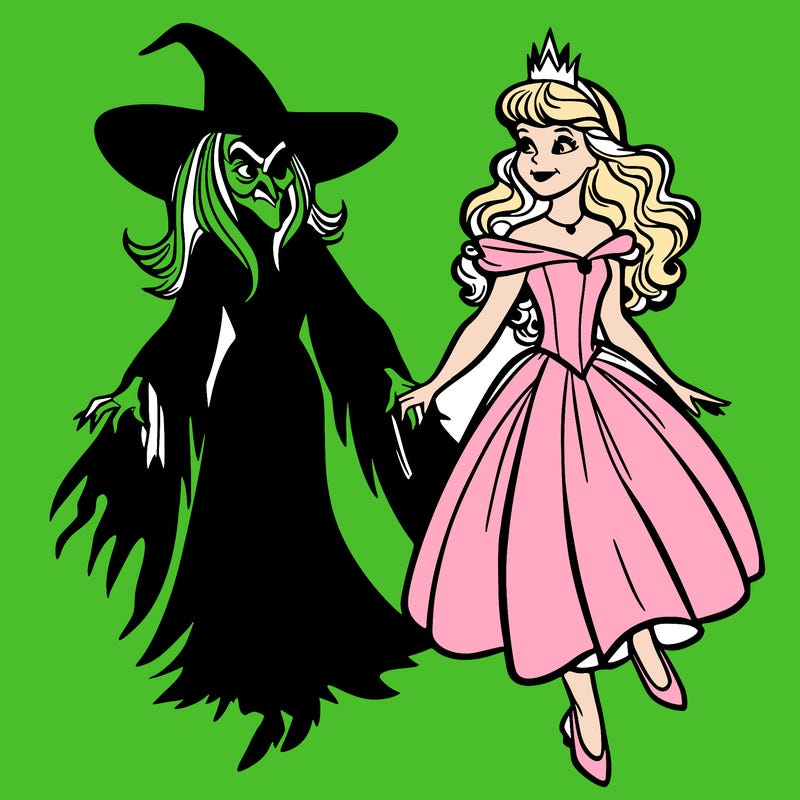 the wicked witch and galinda