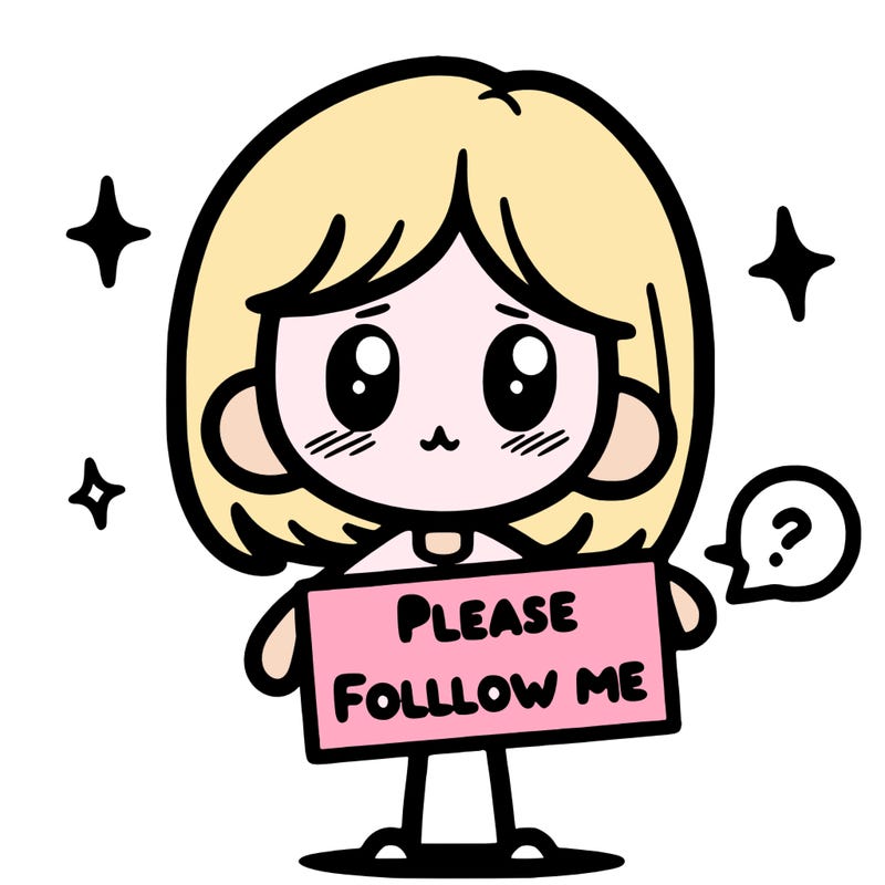 please follow me