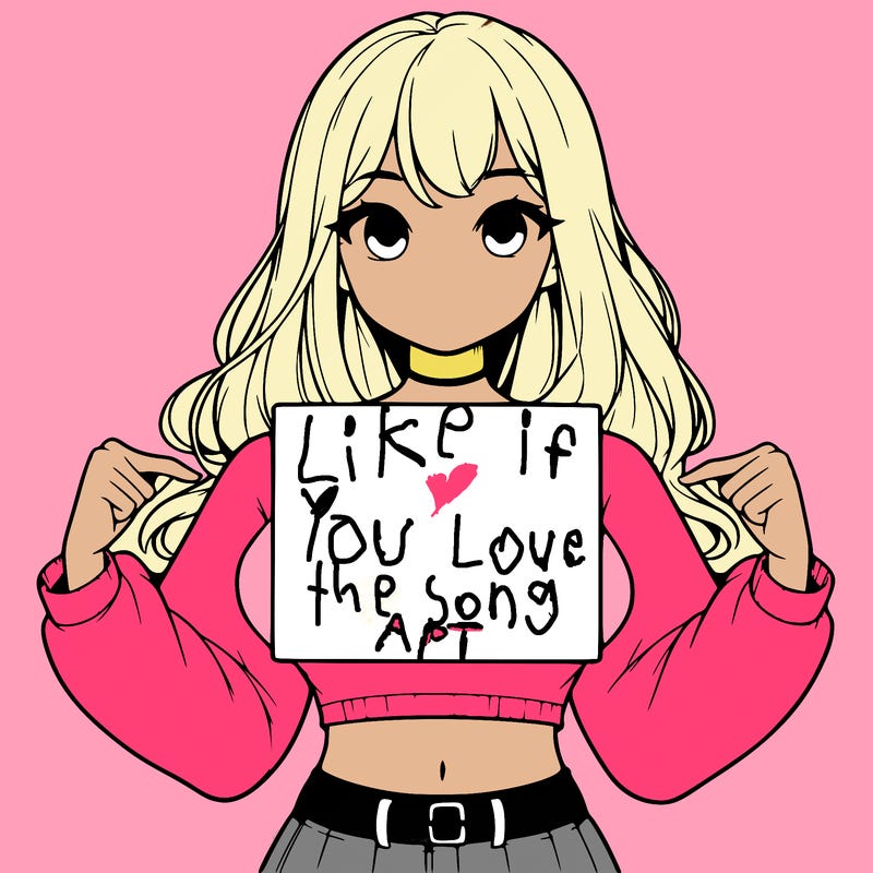 girl holding a blank sign in a long sleeve crop top