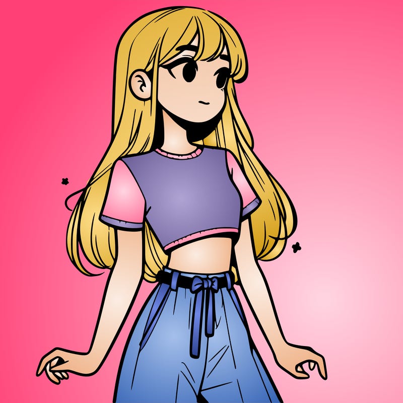 girl in a cute crop top