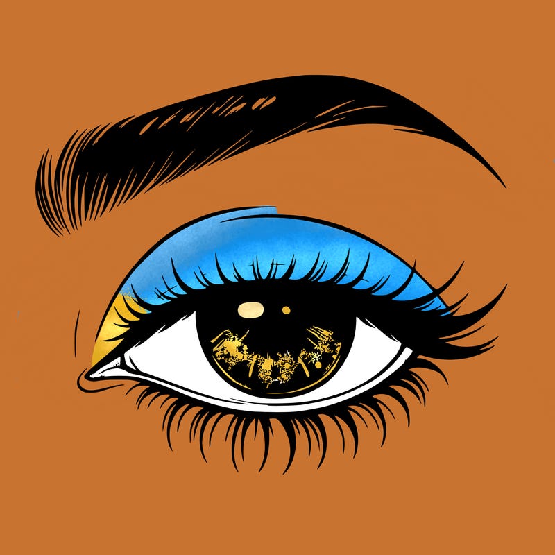 eye closed realistic