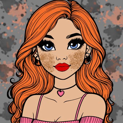 realistic pretty girl