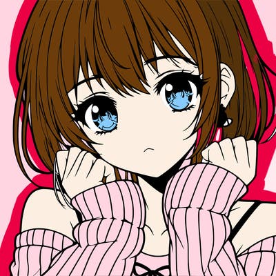 beautiful anime girl