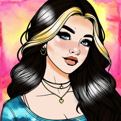 detailed realistic girl