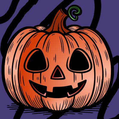 halloween pumpkin drawing