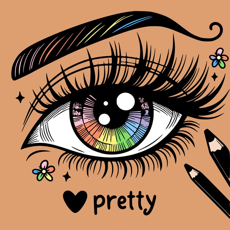 pretty eye