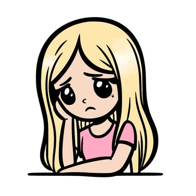 depressed girl