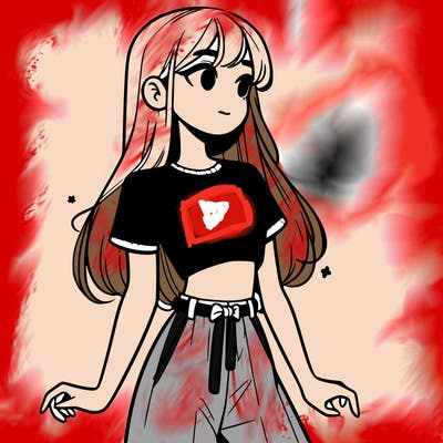 girl in a cute crop top
