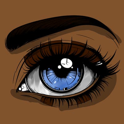 realistic eye