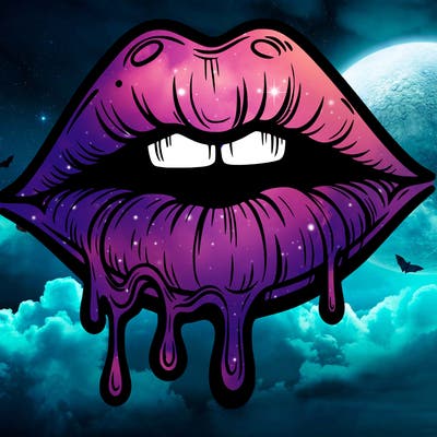 lips that look realistic and drip