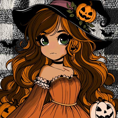 realistic girl halloween