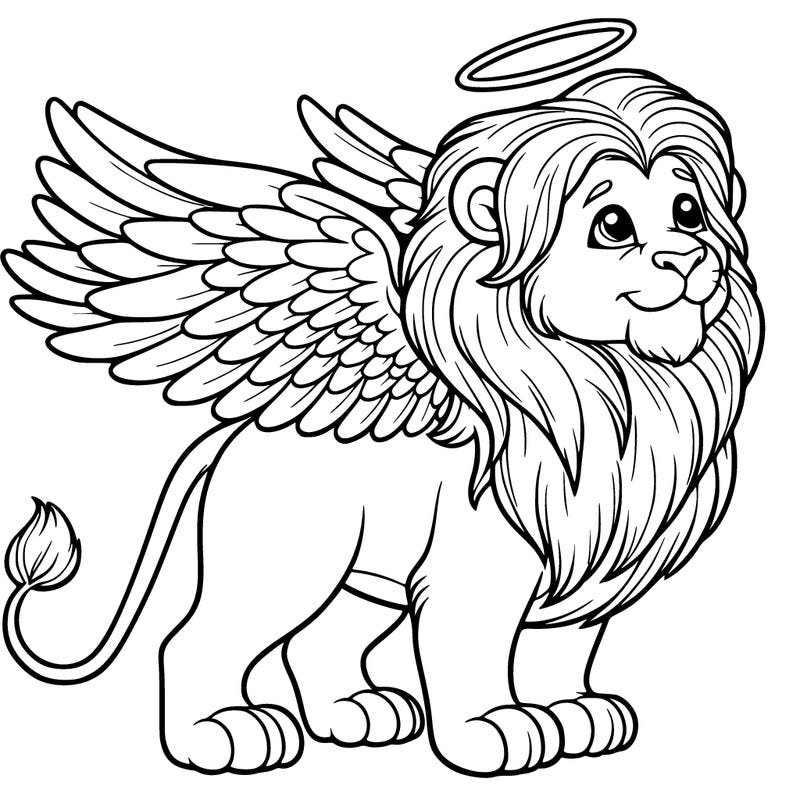 lion with wings