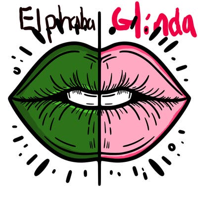 lips split in half
