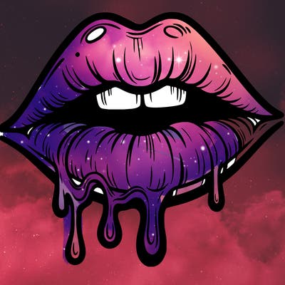 lips that look realistic and drip