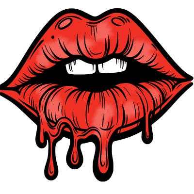 lips that look realistic and drip