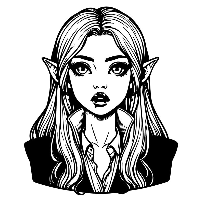 realistic vampire girl