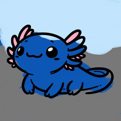 cute axolotl