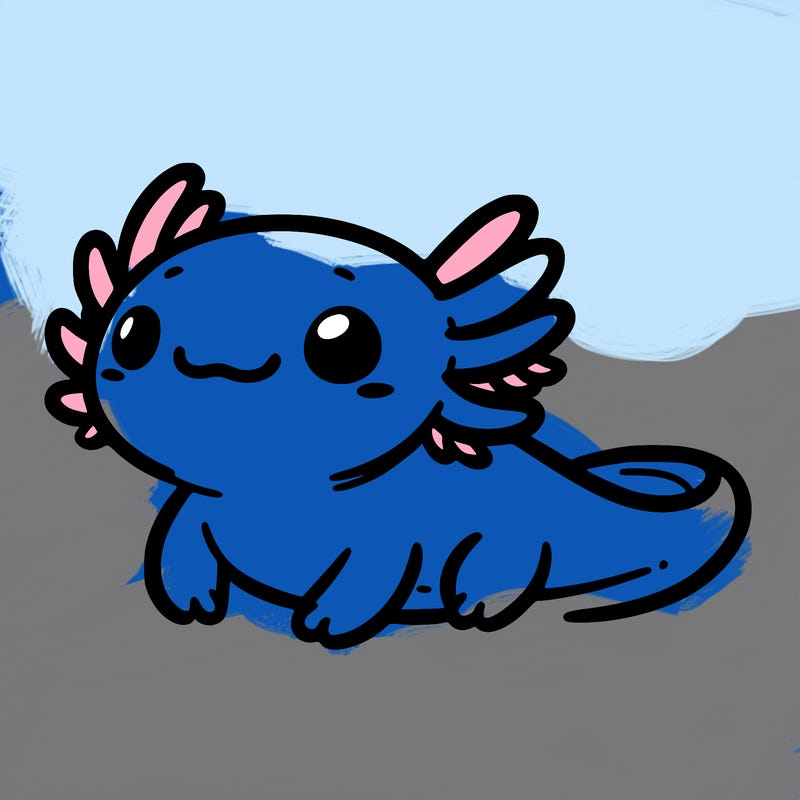 cute axolotl