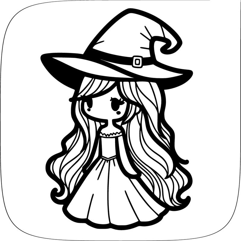 girl witch long hair and realistic
