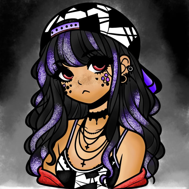 scene girl aesthetic