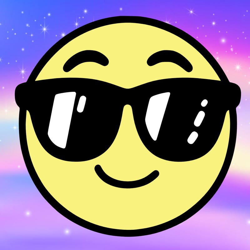 emoji with sunglasses