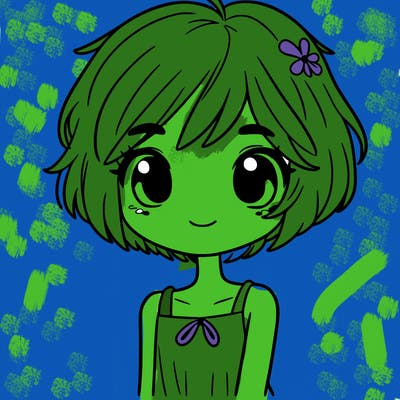 girl with short short hair